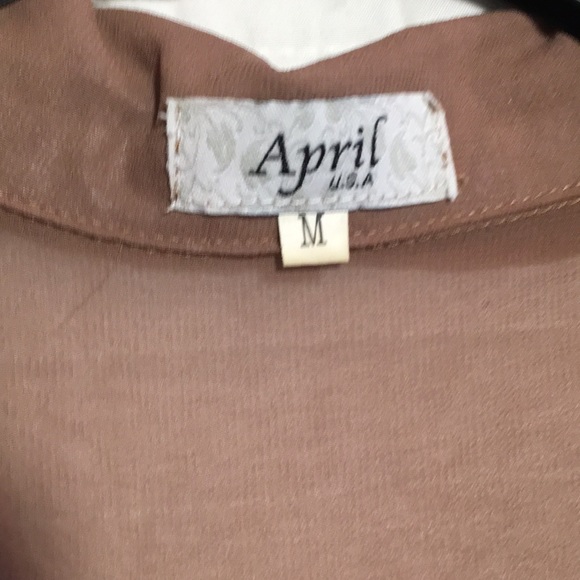 Sheer button down top - Picture 5 of 7